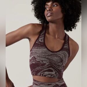 Athleta Aurora Shine A-C Removable Pads Breathable Anti Odor NWT Bra Small